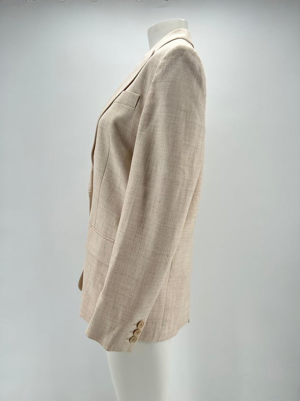 Veste de costume beige