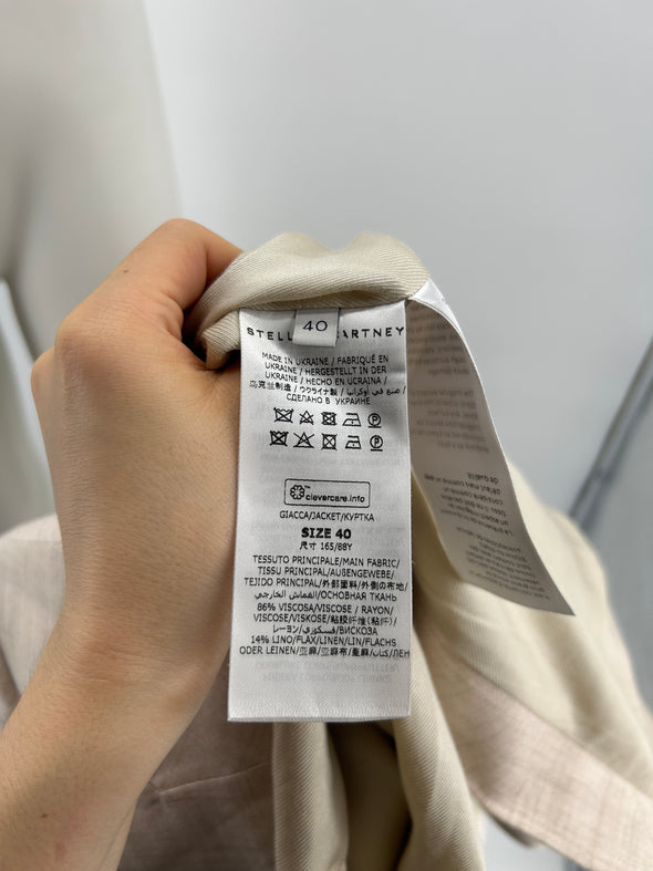 Veste de costume beige