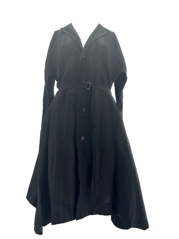 Robe en lin noire