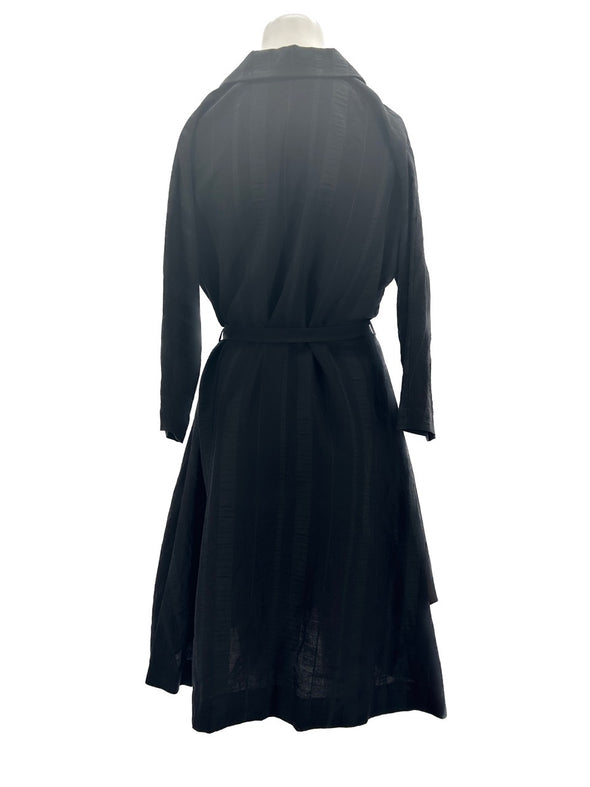 Robe en lin noire