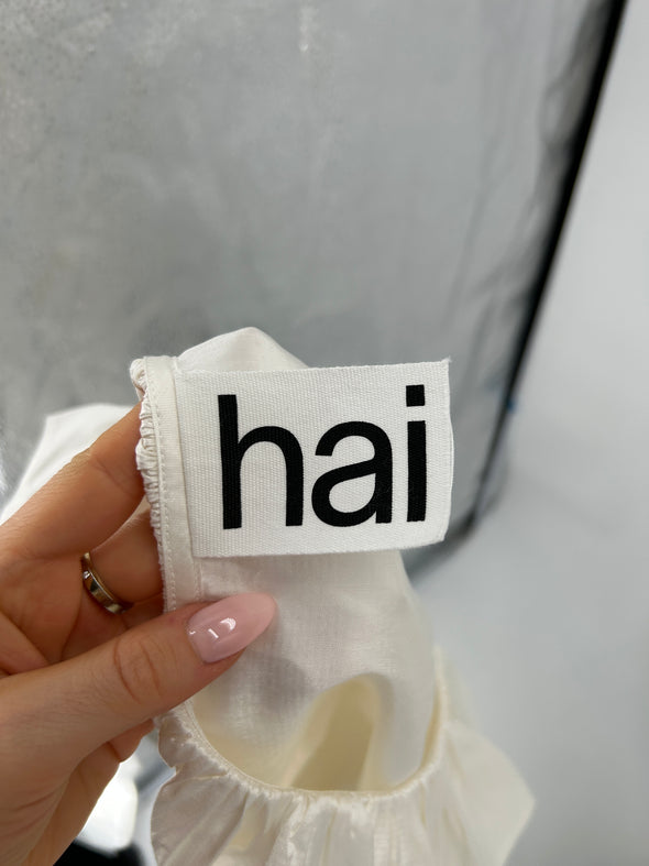 Chemisier blanc avec col