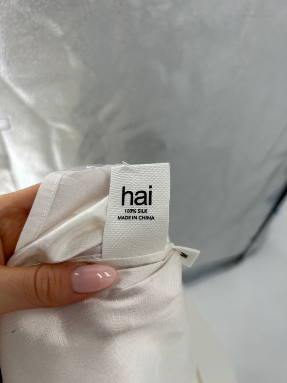 Chemisier blanc avec col