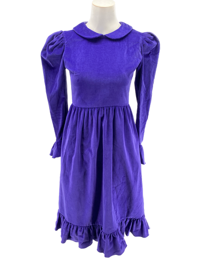 Robe mi-longue violette