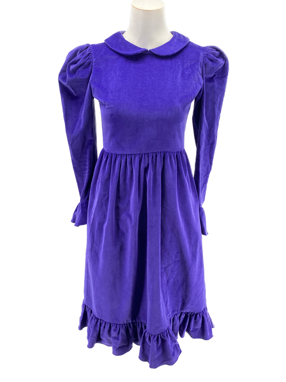 Robe mi-longue violette