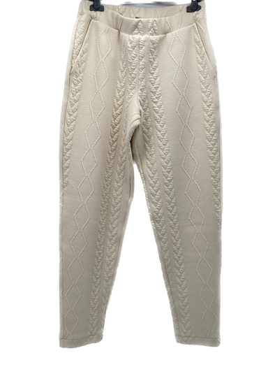 Pantalon écru en coton