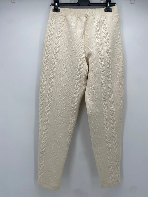 Pantalon écru en coton