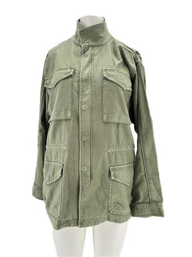 Veste en denim kaki