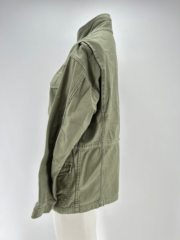 Veste en denim kaki