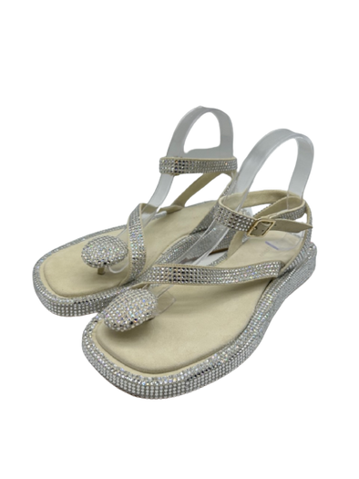 Sandales à strass