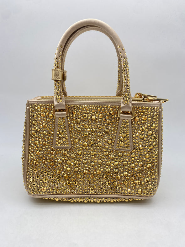 Sac à main "Galleria" en strass