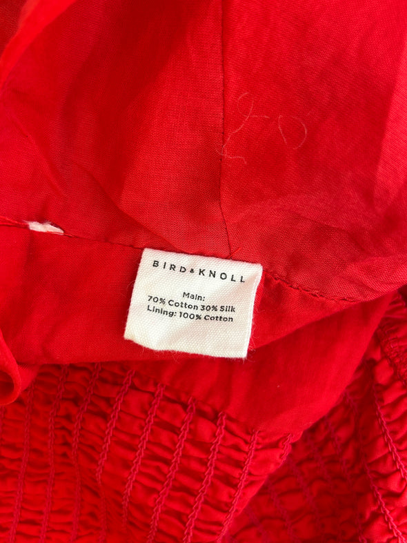 Top asymétrique rouge