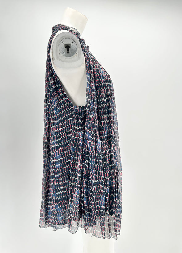 Robe fluide à motifs