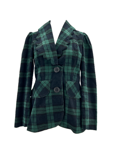 Blazer à carreaux