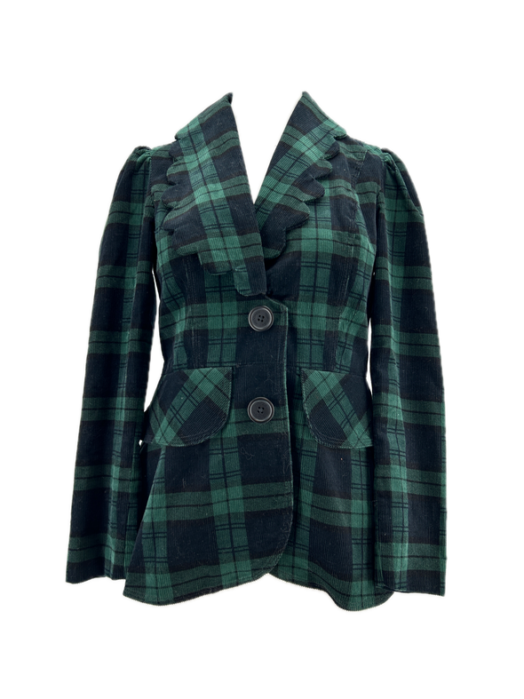 Blazer à carreaux