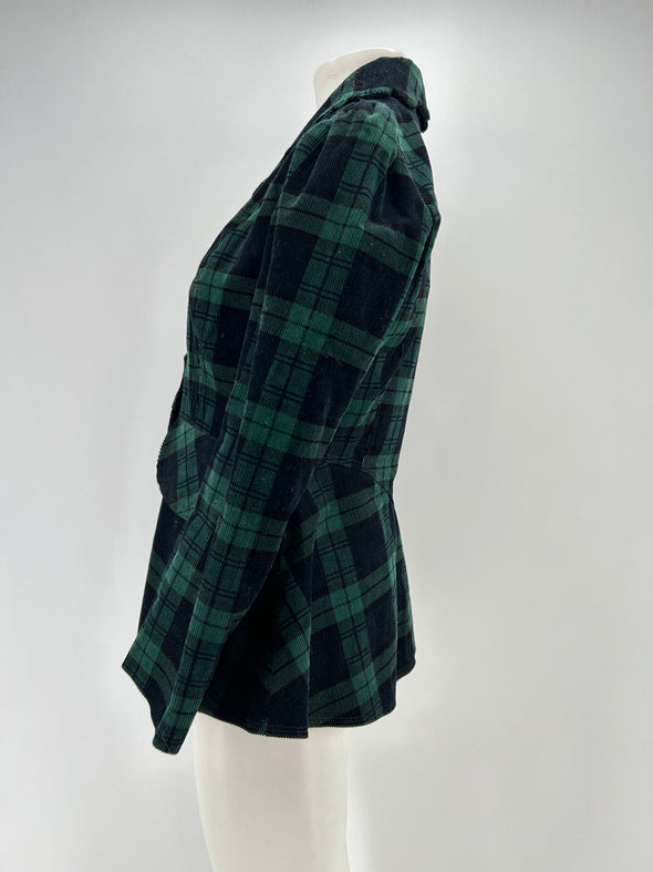 Blazer à carreaux
