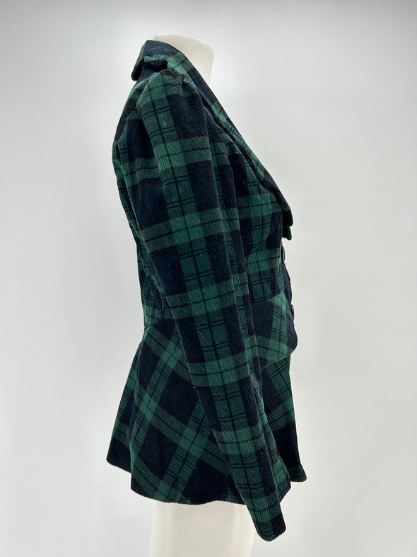 Blazer à carreaux