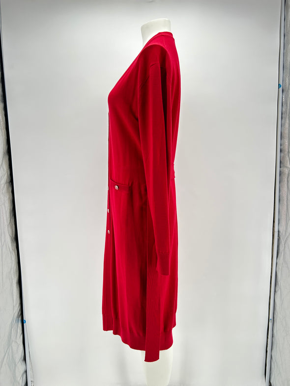 Veste en laine rouge