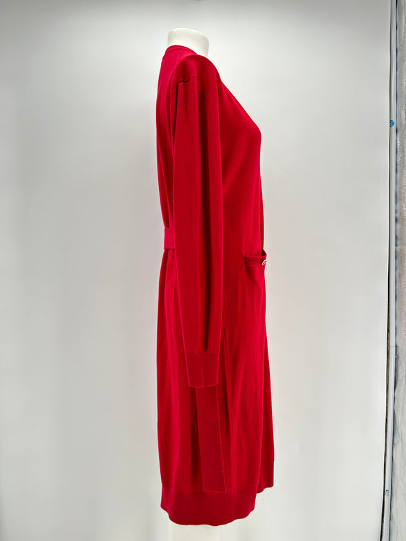 Veste en laine rouge