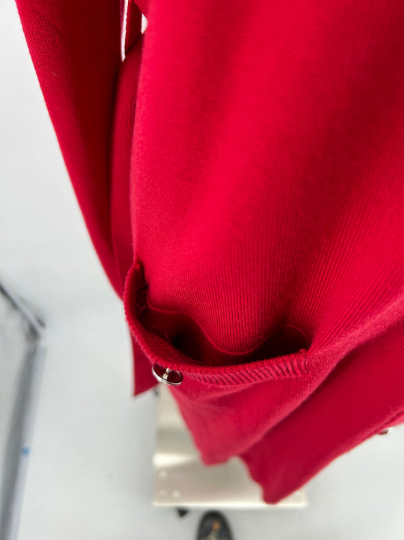 Veste en laine rouge