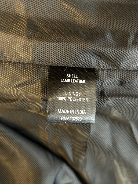 Manteau en cuir