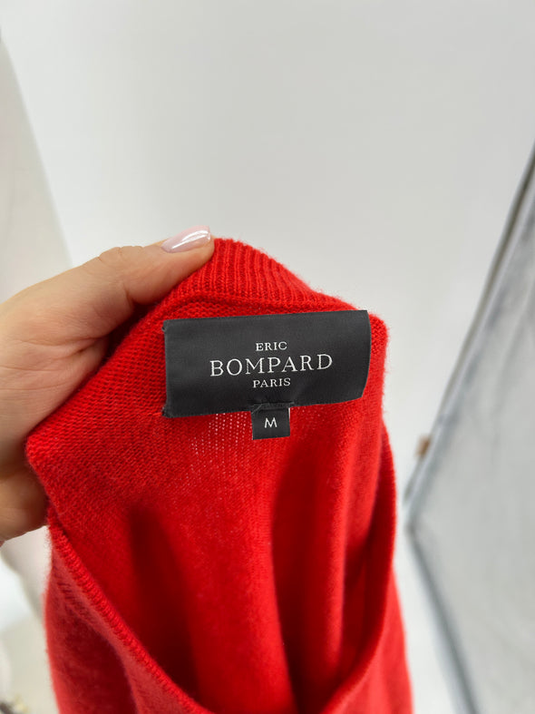 Pull en cachemire rouge