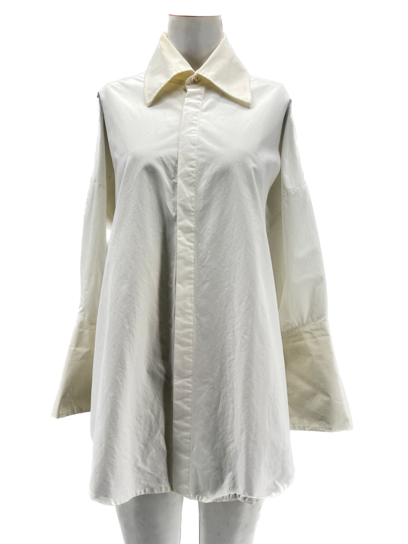 Chemise en coton blanc