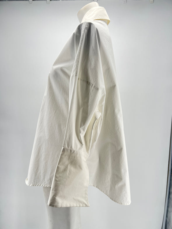 Chemise en coton blanc