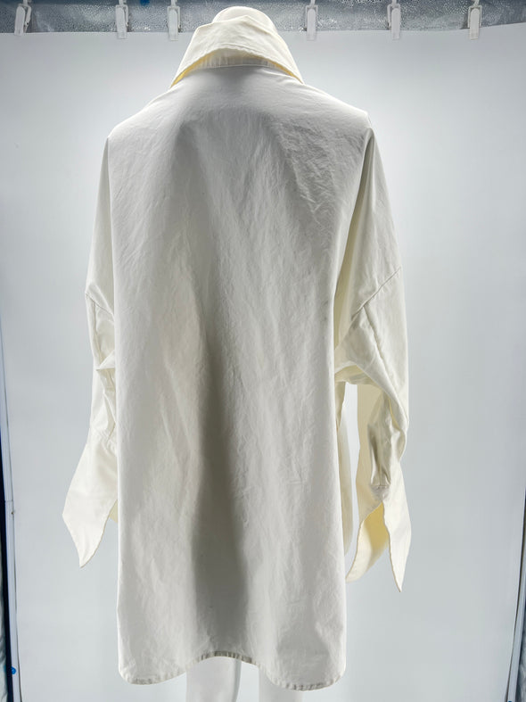 Chemise en coton blanc