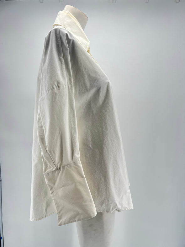 Chemise en coton blanc