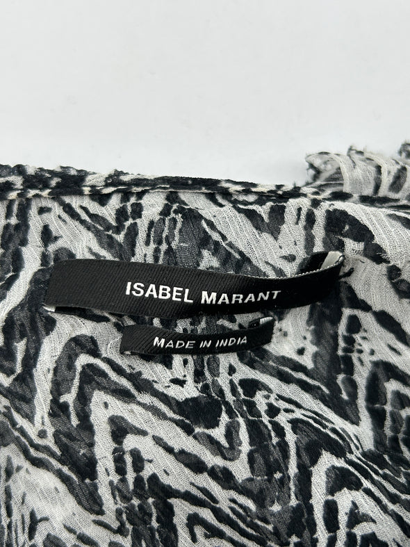 Blouse noire en soie