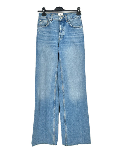 Jean large bleu