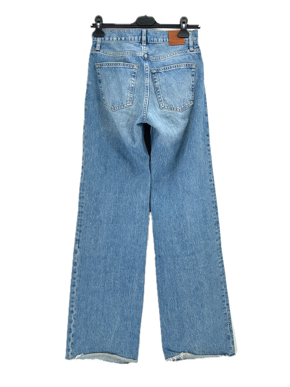 Jean large bleu