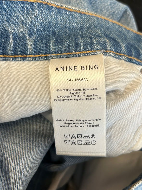 Jean large bleu