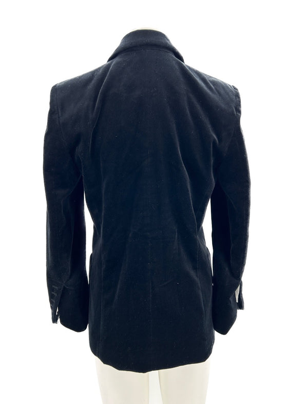 Blazer en velours noir