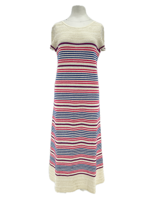 Robe en mélange de lin et cachemire