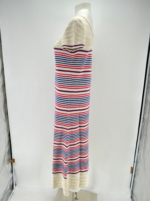 Robe en mélange de lin et cachemire