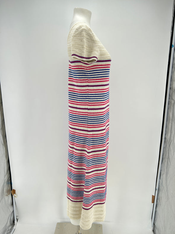 Robe en mélange de lin et cachemire