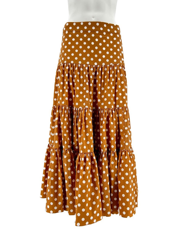 Jupe longue marron
