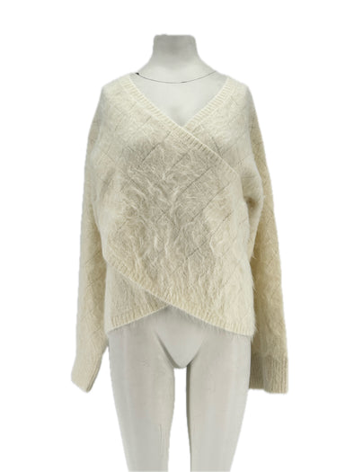 Pull en laine blanc