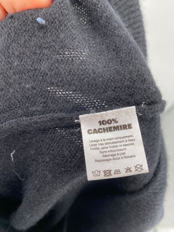 Pull en cachemire noir