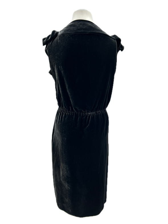 Robe en velours de soie