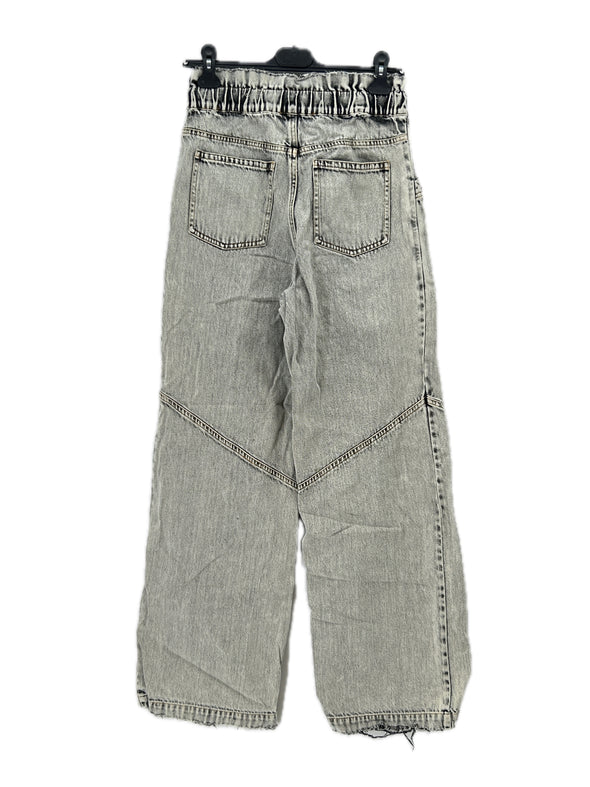 Jean large gris