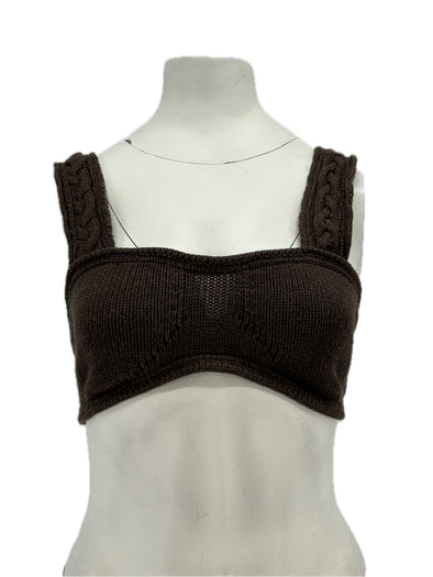 Brassière marron