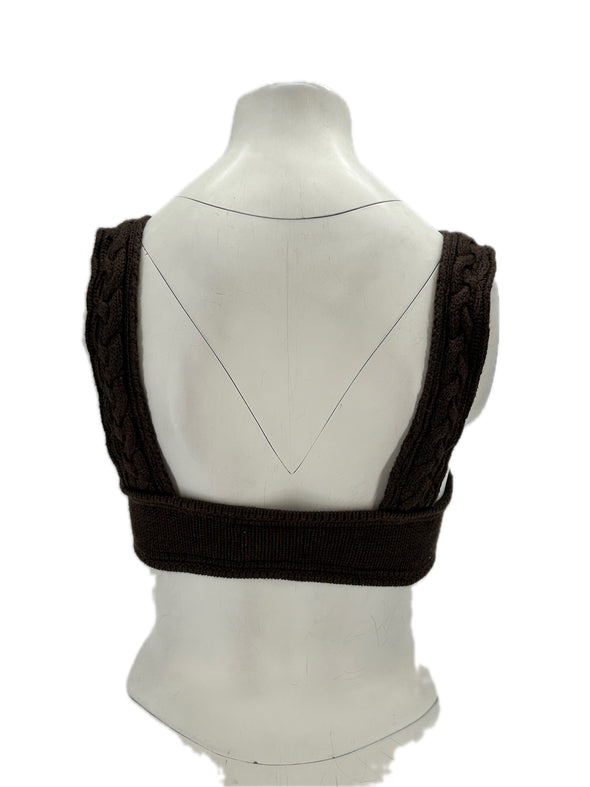 Brassière marron