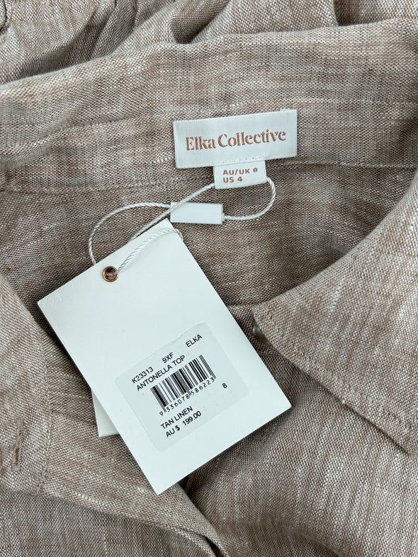 Chemise marron "Antonella"
