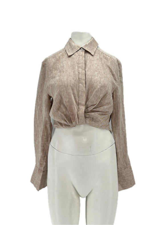 Chemise marron "Antonella"