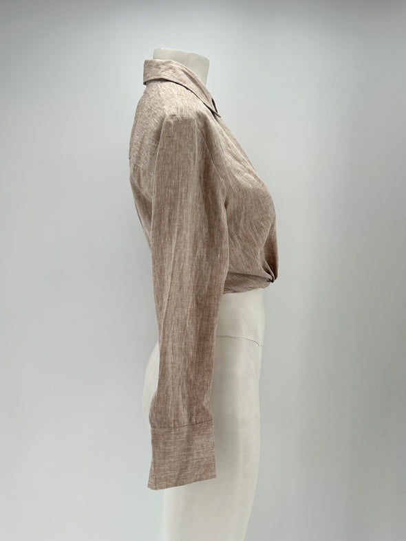 Chemise marron "Antonella"