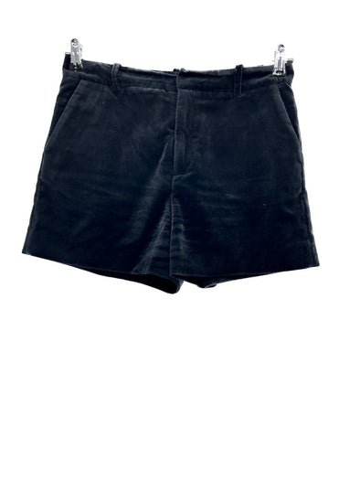 Short en velours noir
