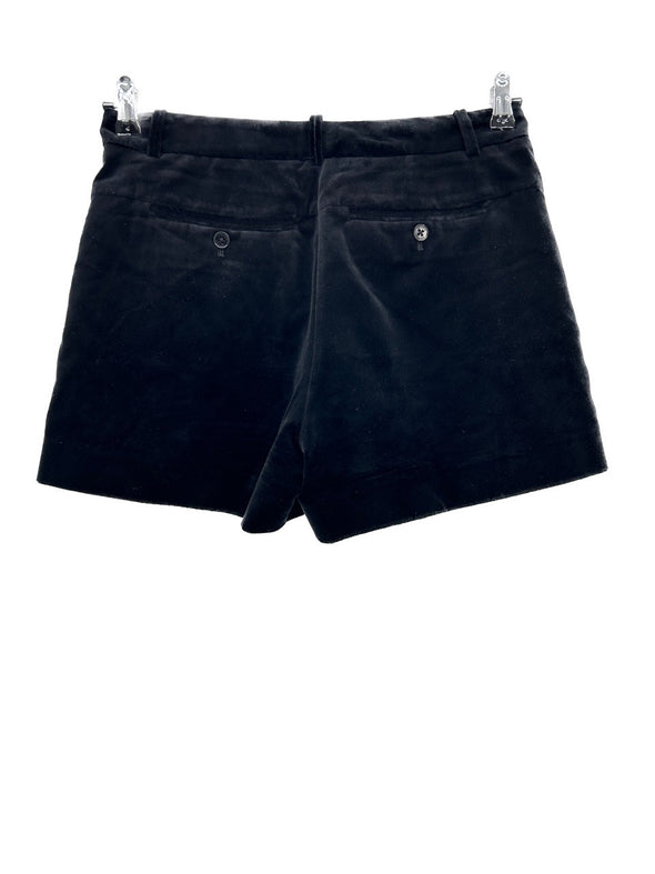 Short en velours noir