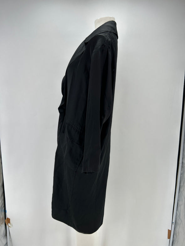 Robe en soie noire